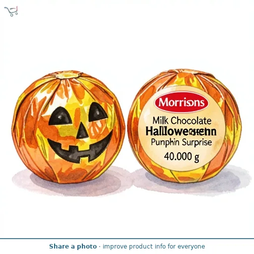 Morrisons Milk Chocolate Halloween Pumpkin Surprise 