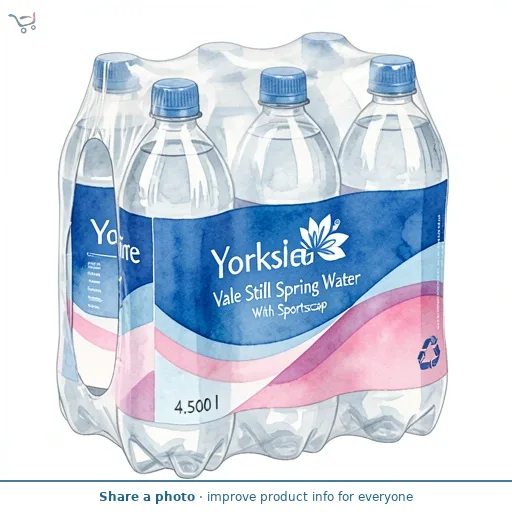 Yorkshire Vale Still Spring Water With Sportscap 6x750ml
