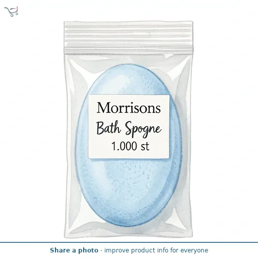 Morrisons Bath Sponge