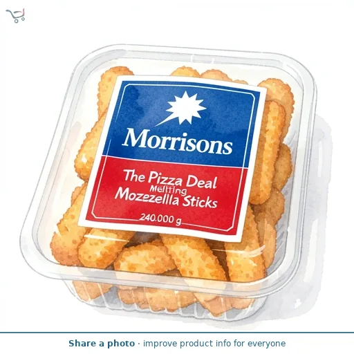 The Pizza Deal Melting Mozzarella Sticks 240g