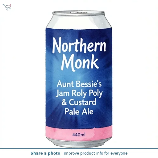 Northern Monk Aunt Bessie's Jam Roly Poly & Custard Pale Ale 440ml