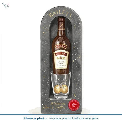 Baileys Miniature, Glass & Truffles