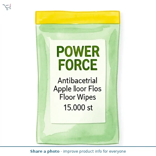 Antibacterial Apple Floor Wipes