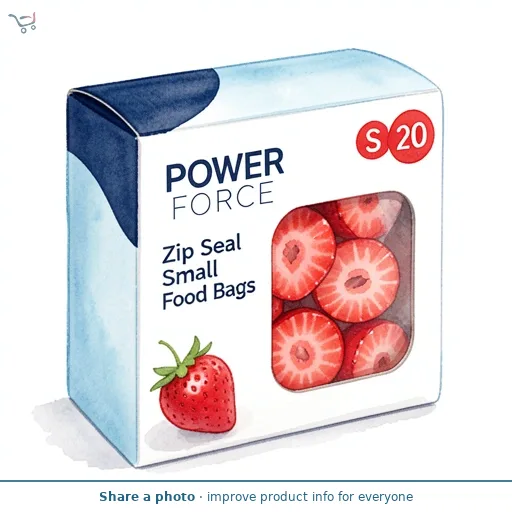 Zip Seal Small Food Bags