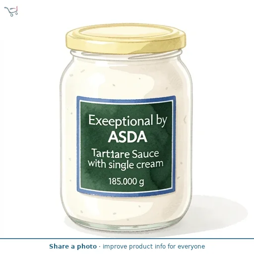 Exceptional by ASDA Exceptional by  Tartare Sauce with single cream 185g
