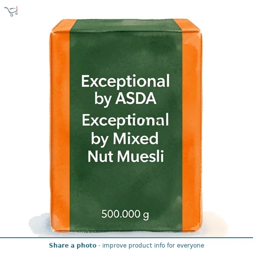 Exceptional by ASDA Exceptional by  Mixed Nut Muesli 500g