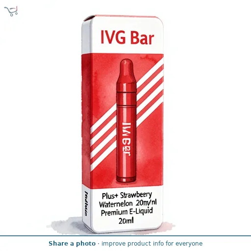 IVG Bar Plus+ Strawberry Watermelon Premium E-Liquid 20mg/ml 2ml