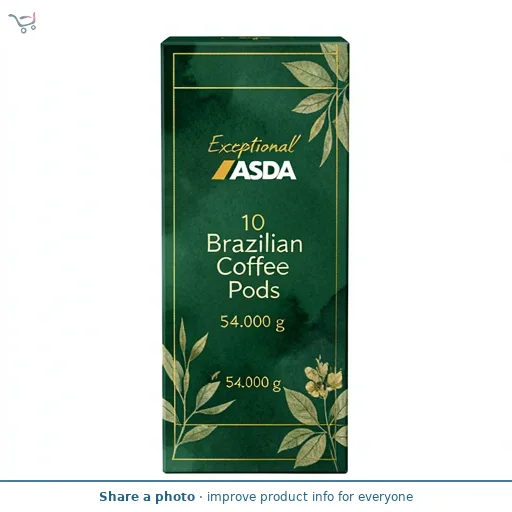Exceptional by  ASDA 10 Brazilian Coffee Pods 54g