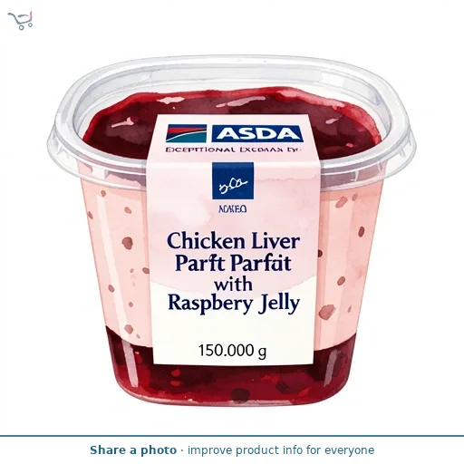 Exceptional by ASDA Chicken Liver Parfait with Raspberry Jelly 150g