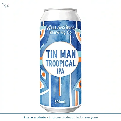Williams Bros Brewing Co. Tin Man Tropical IPA 500ml