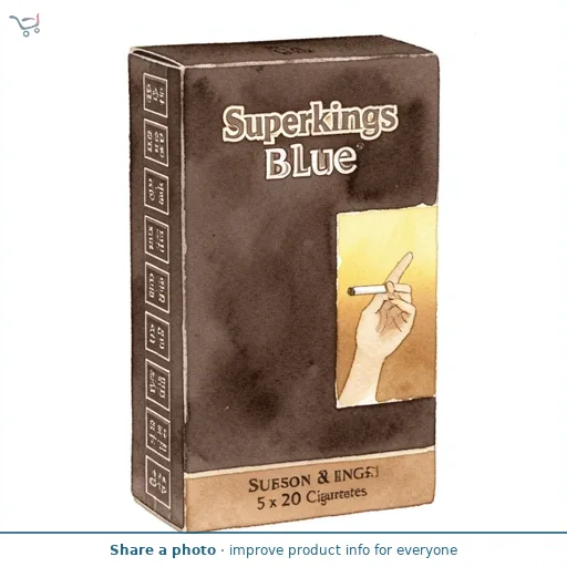 Benson & Hedges Superkings Blue 5 x 20 Cigarettes