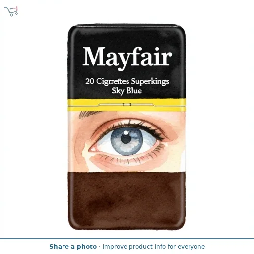 Mayfair 20 Cigarettes Superkings Sky Blue