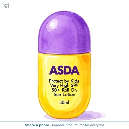 ASDA Protect by  Kids Very High SPF 50+ Roll On Sun Lotion 50ml