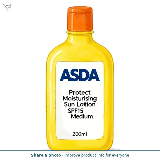 ASDA Protect Moisturising Sun Lotion SPF15 Medium 200ml