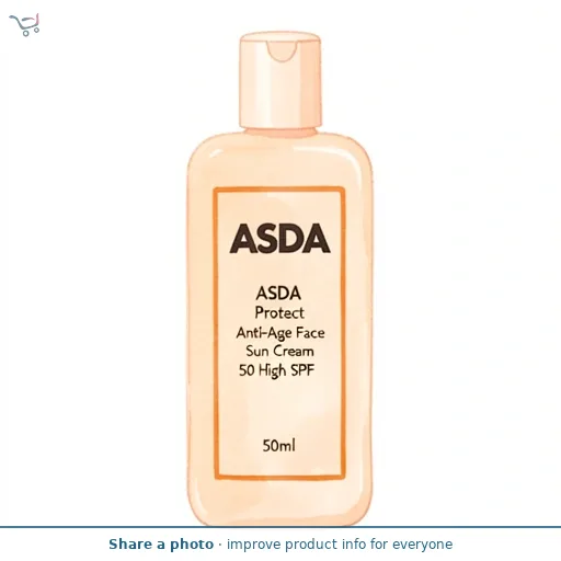 ASDA ASDA Protect Anti-Age Face Sun Cream 50 High SPF 50ml