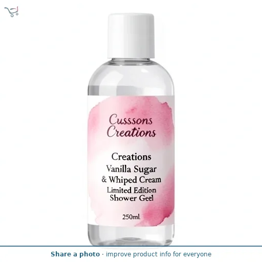 Cussons Creations Creations Vanilla Sugar & Whipped Cream Limited Edition Shower Gel 250ml
