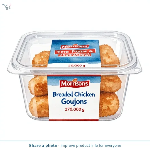 Morrisons The Pizza Deal Breaded Chicken Goujons   270g