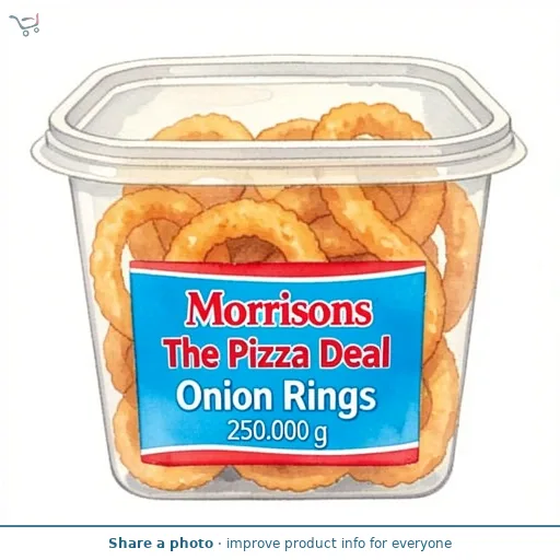 Morrisons The Pizza Deal Onion Rings  250g