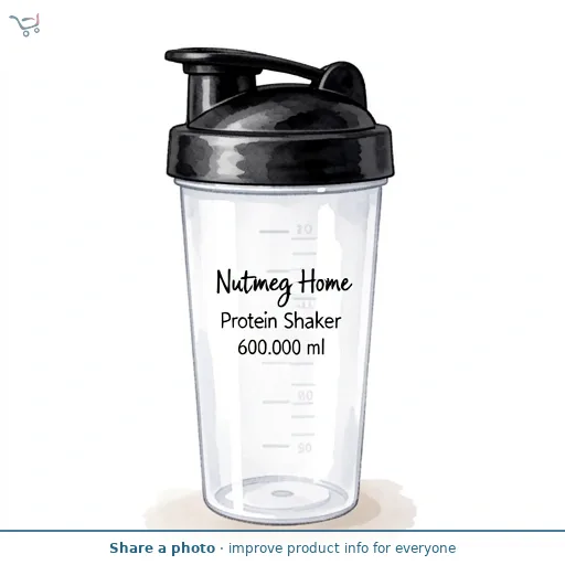 Nutmeg Home Protein Shaker 600ml