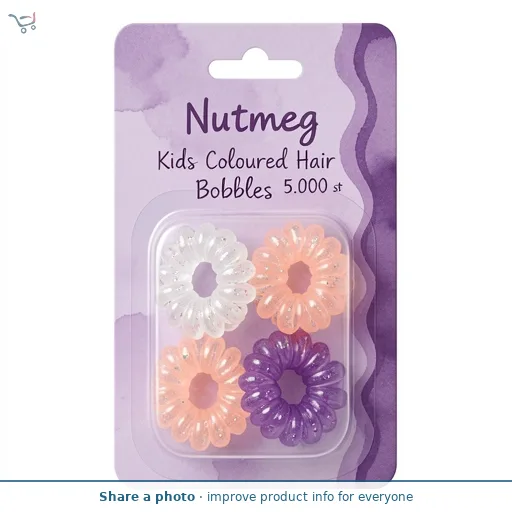 Nutmeg Kids Coloured Hair Bobbles