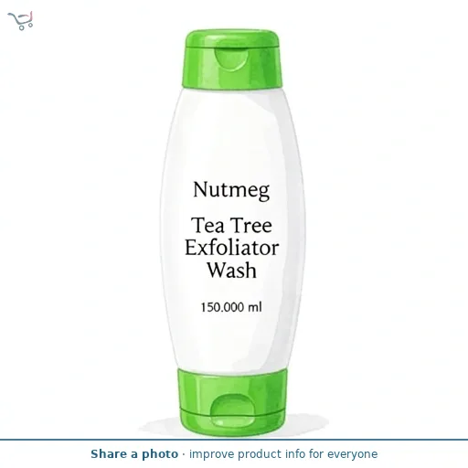 Nutmeg Tea Tree Exfoliator Wash 