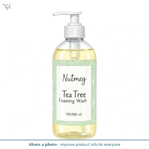 Nutmeg Tea Tree Foaming Wash