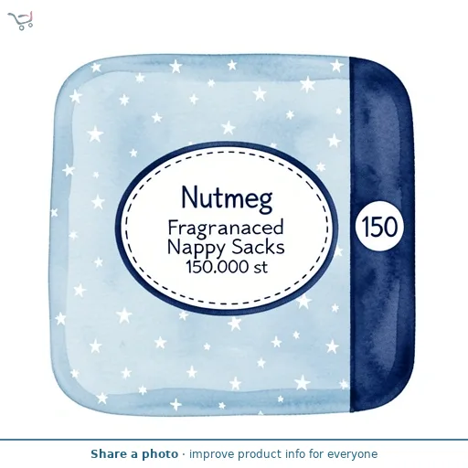 Nutmeg Fragranced Nappy Sacks 