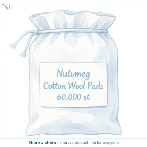 Nutmeg Cotton Wool Pads        