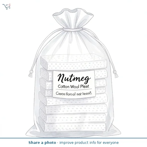 Nutmeg Cotton Wool Pleat 