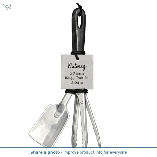 Nutmeg 2 Piece BBQ Tool Set