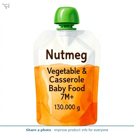 Nutmeg Vegetable & Chicken Casserole Baby Food 7M+