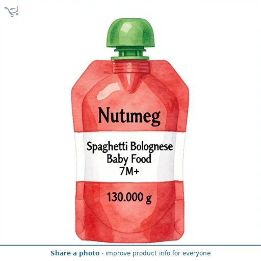 Nutmeg Spaghetti Bolognese Baby Food  7M+