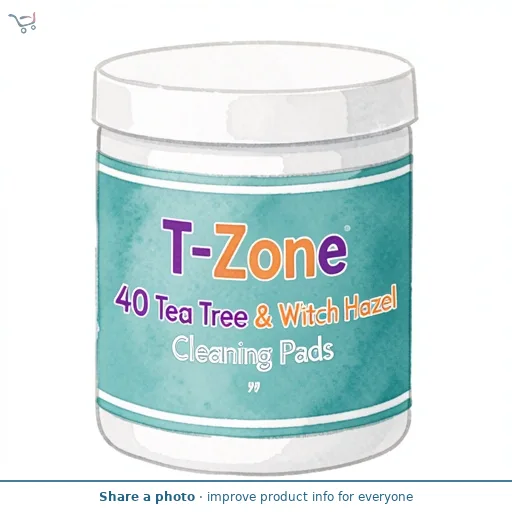 T-Zone Tea Tree & Witch Hazel Deep Cleansing Pads 40s