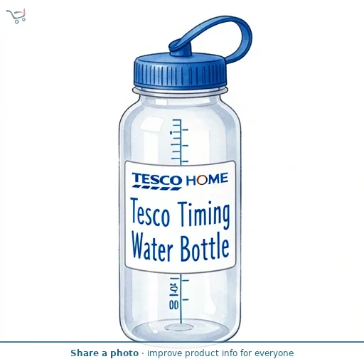 Tesco Timing Water Bottle 1L