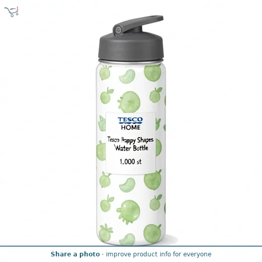 Tesco Happy Shapes Design Water Bottle 550ml