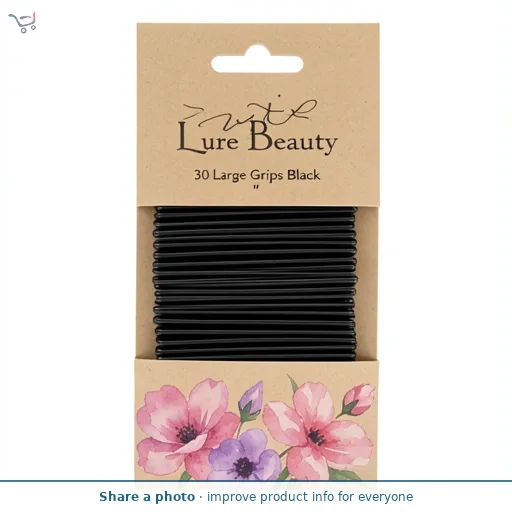 Lure Beauty 30 Large Grips Black