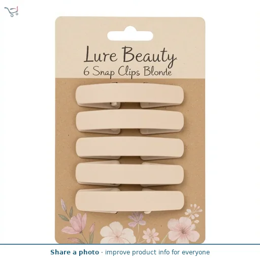 Lure Beauty 6 Snap Clips Blonde