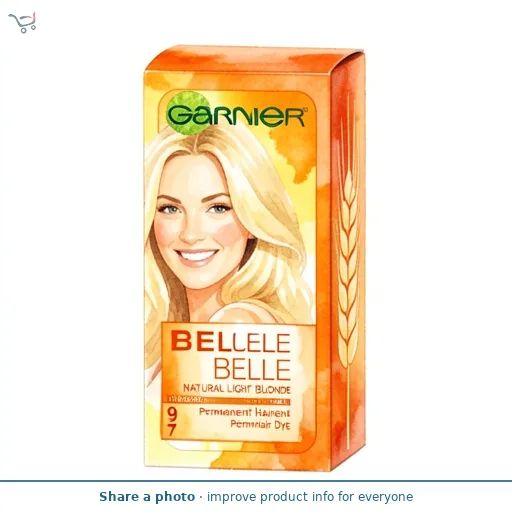 Garnier Belle Belle Color 9 Natural Light Blonde Permanent Hair Dye