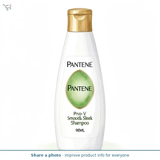 Pantene Pro-V Smooth & Sleek Shampoo, 90ML