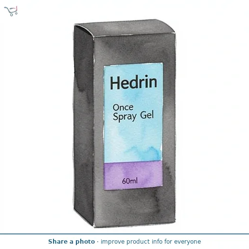 Hedrin Once Spray Gel 60Ml