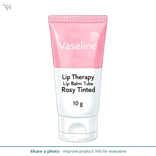 Vaseline Lip Therapy Lip Balm Tube Rosy Tinted 10 g
