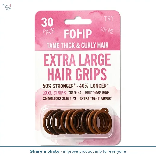 Big Hair Tools 30 Extra Large Hair Grips