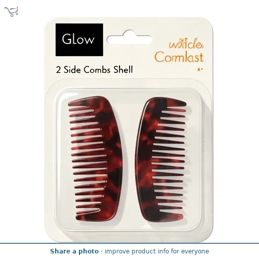 Glow 2 Side Combs Shell