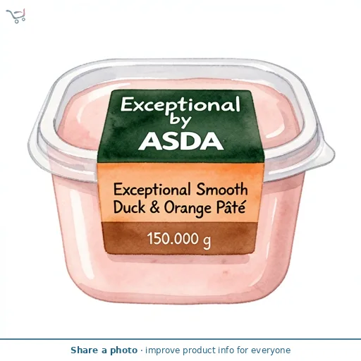Exceptional by ASDA Exceptional  Smooth Duck & Orange Pâté 150g