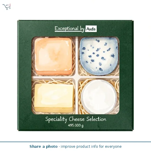 Exceptional by Asda Speciality Cheese Selection 495g