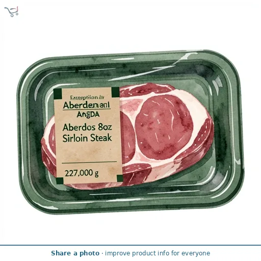 Exceptional by ASDA Aberdeen Angus 8oz Sirloin Steak 227g