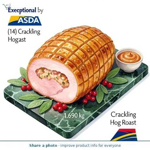 Exceptional by ASDA (14) Crackling Hog Roast 1.69kg