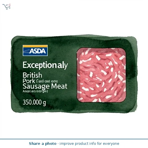 Exceptional by ASDA British Pork Sausage Meat 350g