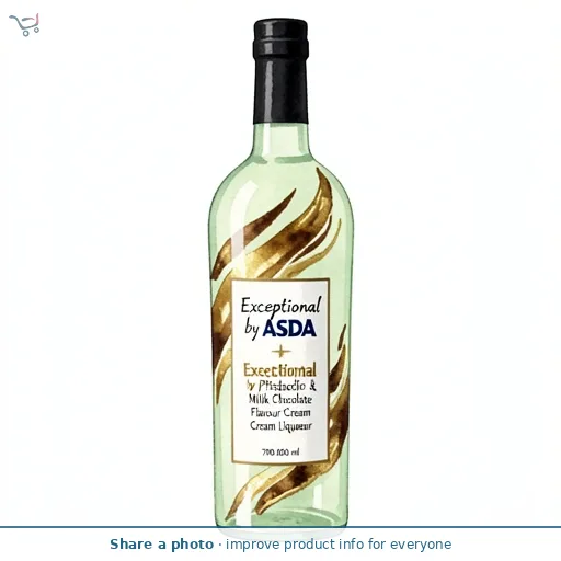 Exceptional by ASDA Exceptional by  Pistachio & Milk Chocolate Flavour Cream Liqueur 70cl