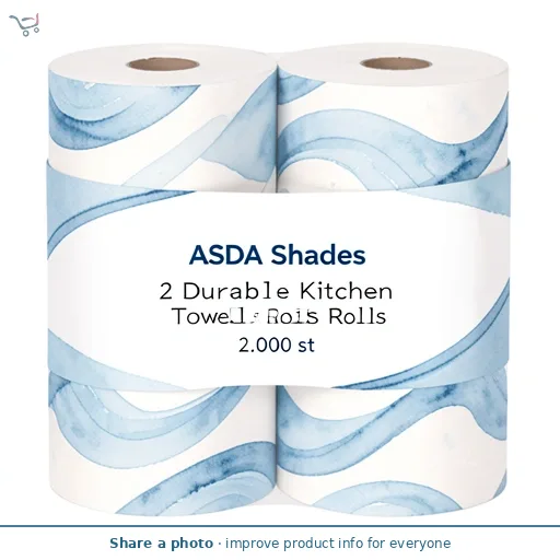 ASDA Shades 2 Durable Kitchen Towels Rolls